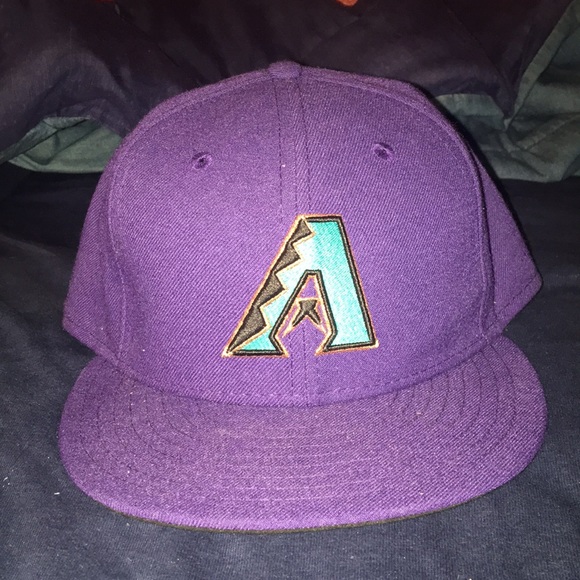 New Era Other - Arizona Diamondbacks fitted throwback purple hat